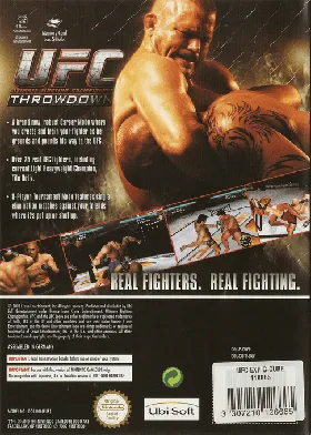 UFC - Throwdown box cover back